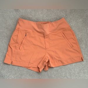 Athleta Orange Trekkie North Short size 10
